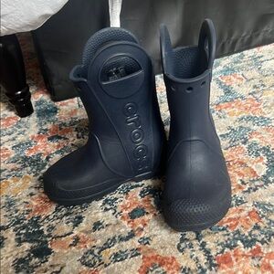 Crocs Kids Navy Rain Boots